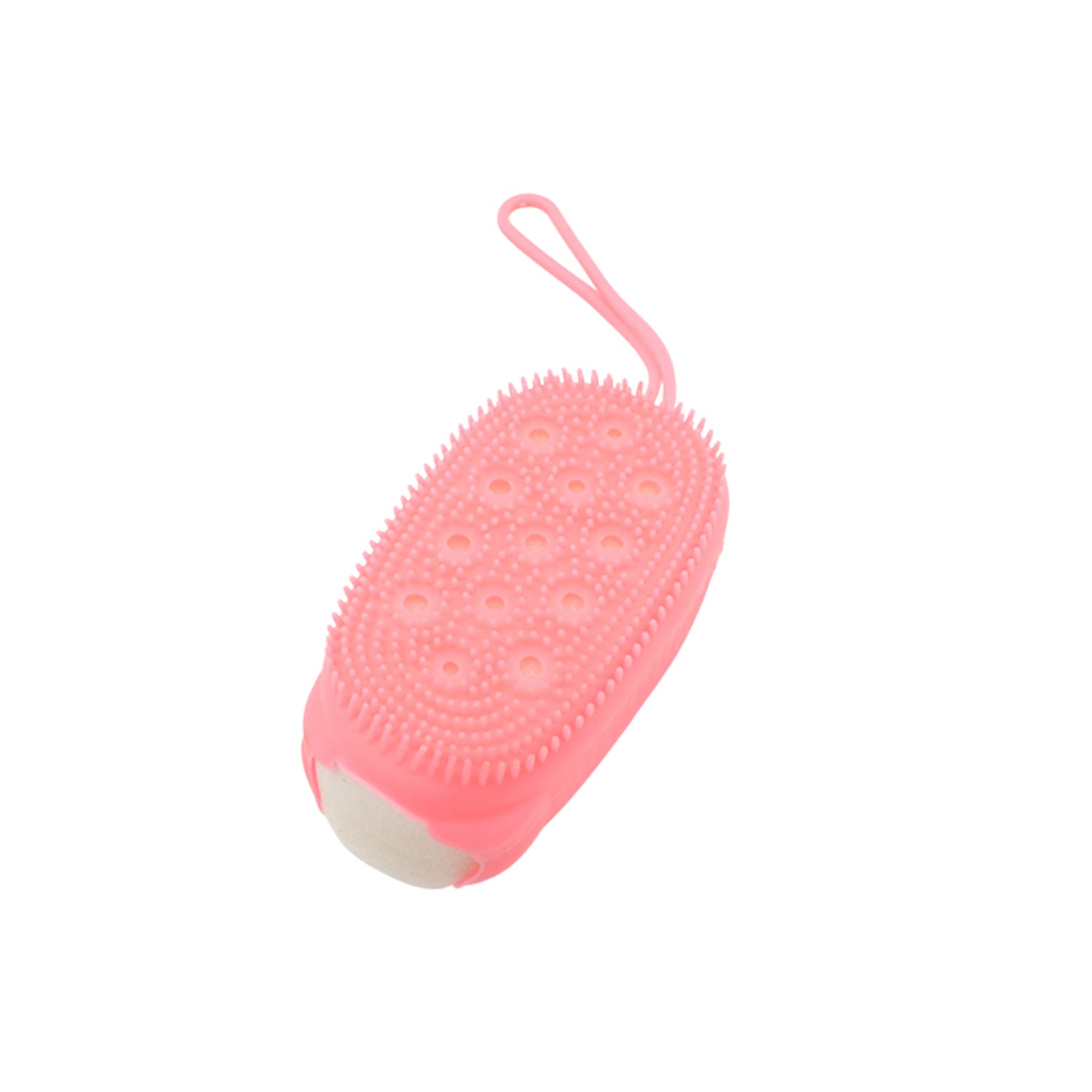 Silicone body scrubber with soft bristles for gentle yet thorough cleansing. Silicone body scrubber with soft bristles for gentle yet thorough cleansing.